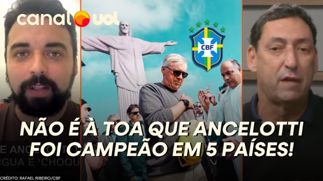 'Não ganhou em 5 países à toa'; PVC comenta imersão de Ancelotti no Brasil
